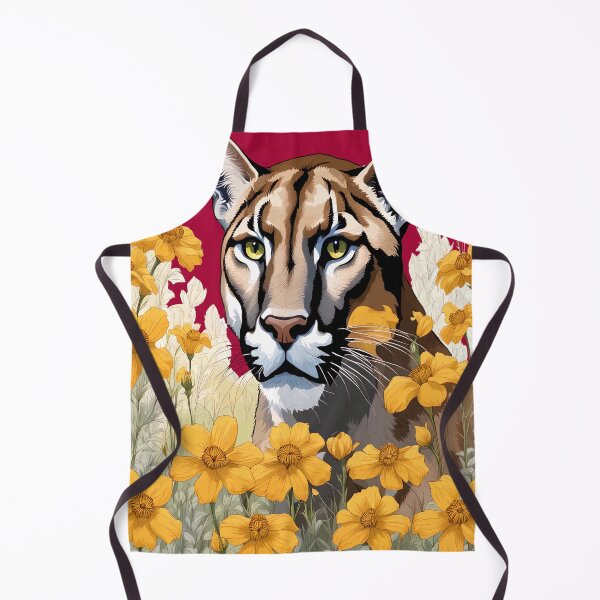 Item preview, The Florida Panther With Coreopsis Border designed and sold by taiche.