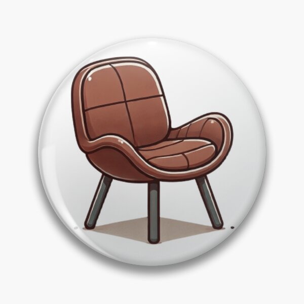 Item preview, cartoon brown leather chair designed and sold by ArtQueen777.