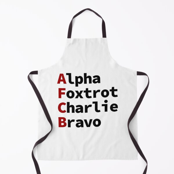 Item preview, AFCB NATO Phonetics designed and sold by rednblack-net.