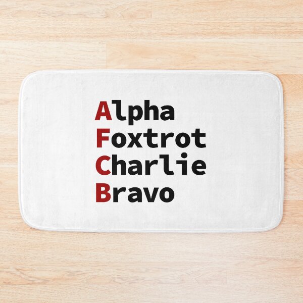 Item preview, AFCB NATO Phonetics designed and sold by rednblack-net.