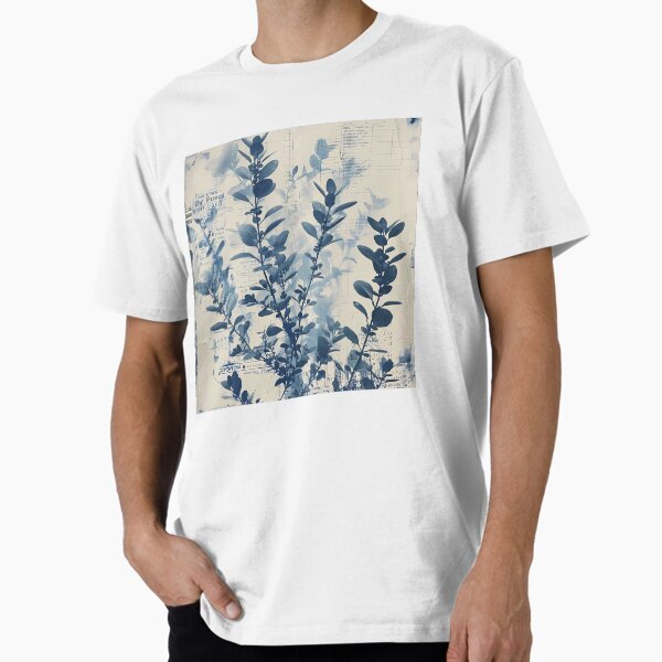 Item preview, Floral Background Of Blue Cyanotype 2 designed and sold by Ariadna de Raadt.