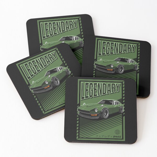 Item preview, Nissan Datsun 240 Z Fairlady Classic Green Army designed and sold by Bulldsgn.