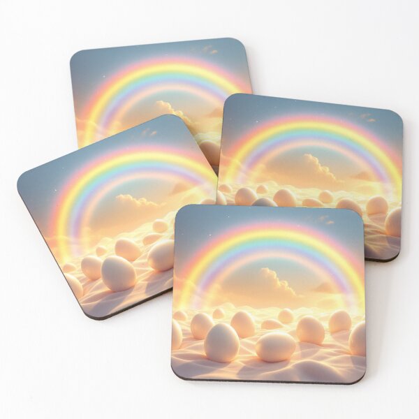 Item preview,  Vibrant rainbow and eggs designed and sold by camelsvg.
