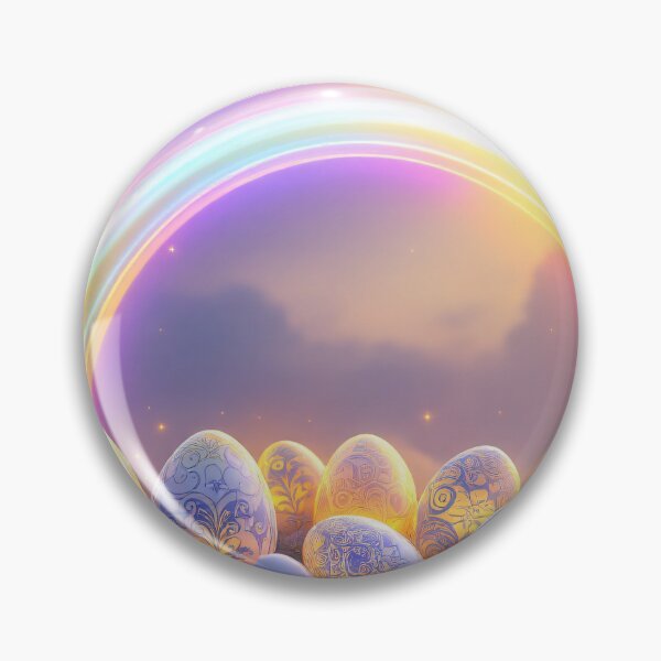 Item preview, Vibrant rainbow and golden eggs designed and sold by camelsvg.