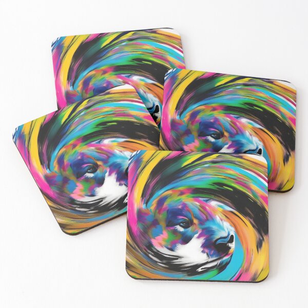 Item preview, Abstract Dog in a Spectrum of Colors designed and sold by KilianSzmid.