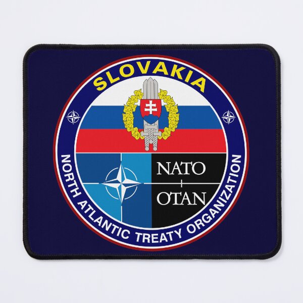 Item preview, NATO Slovakia – North Atlantic Treaty Organization Slovak Membership designed and sold by StickersWorld Ltd.