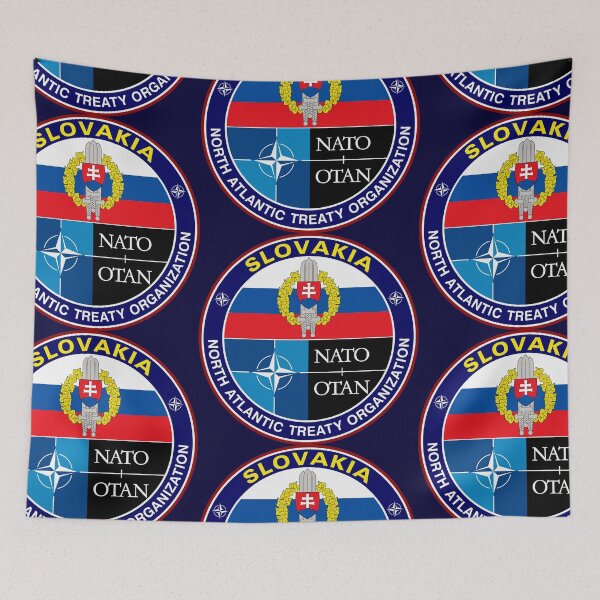 Item preview, NATO Slovakia – North Atlantic Treaty Organization Slovak Membership designed and sold by StickersWorld Ltd.