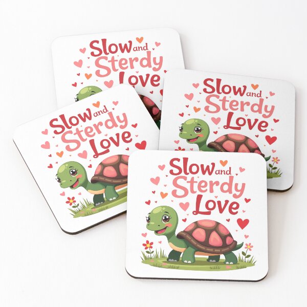 Item preview, Slow and Steady Love Cute Turtle Design designed and sold by Bulwshop.