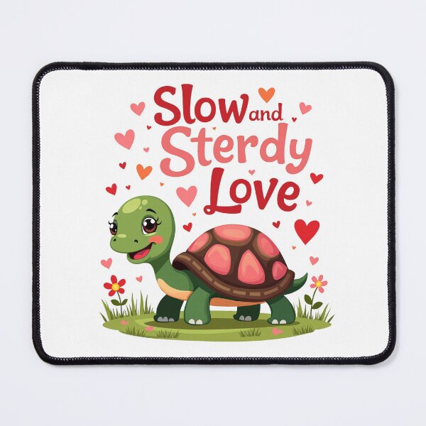 Item preview, Slow and Steady Love Cute Turtle Design designed and sold by Bulwshop.