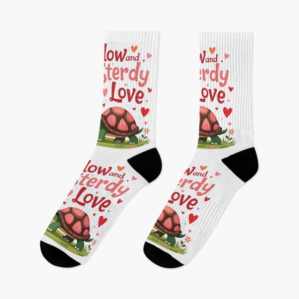 Item preview, Slow and Steady Love Cute Turtle Design designed and sold by Bulwshop.