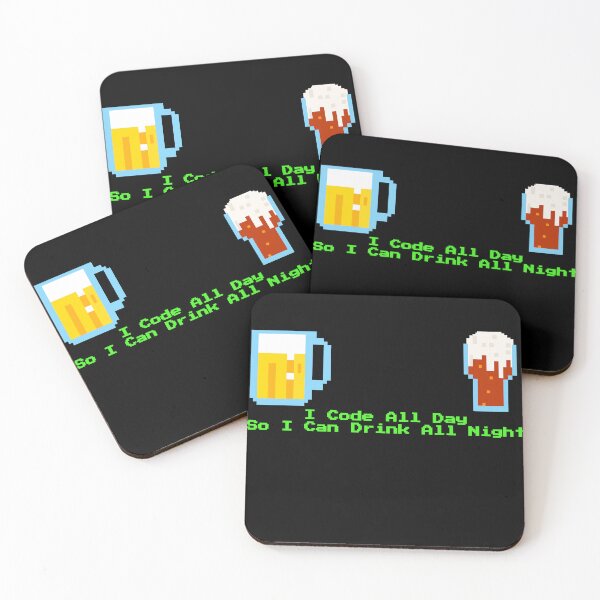 Item preview, I Code All Day To Drink All Night designed and sold by zombiechan51.