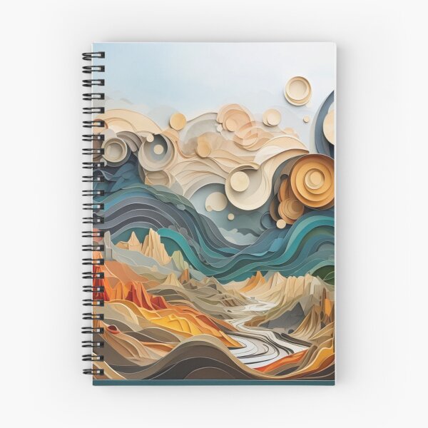 Item preview, Complex colorful abstract landscape designed and sold by Sigtrix.