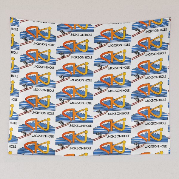 Item preview, Ski Jackson Hole Retro Style Souvenir designed and sold by ourkid.