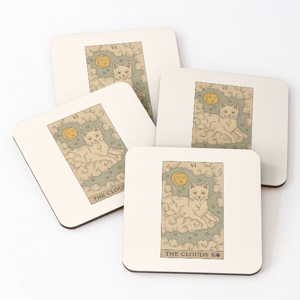 Item preview, The Clouds - Cats Tarot designed and sold by Thiago Corrêa.