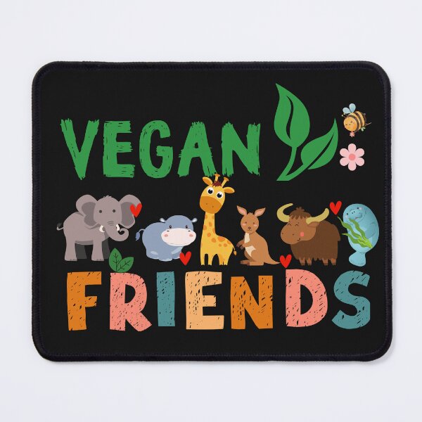 Item preview, Vegan Friends - Adorable Animal Illustration for Eco-Lovers designed and sold by TheBeeKindSpace.