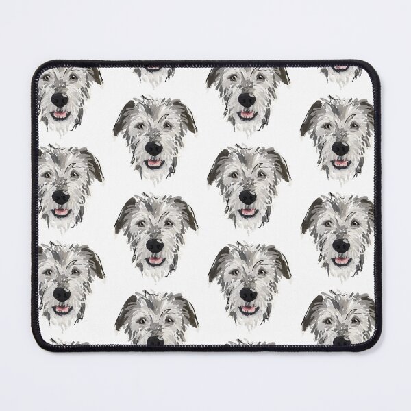Item preview, Irish Wolfhound face designed and sold by Katie Batchelor.