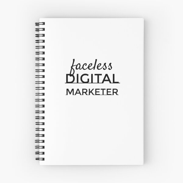 Item preview, Faceless Digital Marketer designed and sold by MargLandmeter.