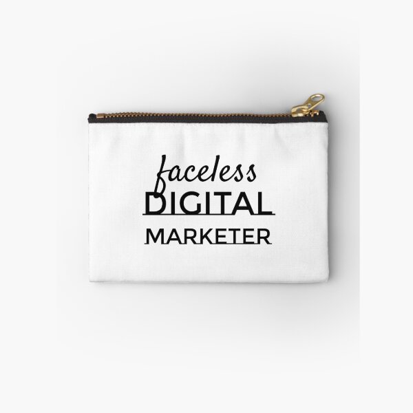 Item preview, Faceless Digital Marketer designed and sold by MargLandmeter.