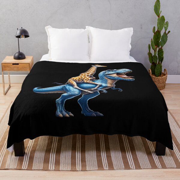 Item preview, Giraffe Riding Dinosaur Lover) designed and sold by Kimberley King Art  King Art.