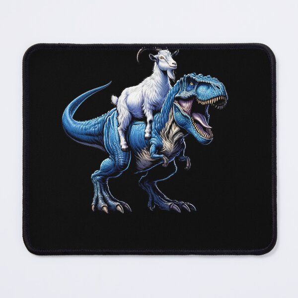 Item preview, Goat Riding Dinosaur Farm Lover designed and sold by Kimberley King Art  King Art.