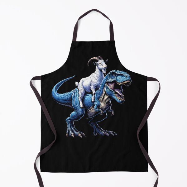Item preview, Goat Riding Dinosaur Farm Lover designed and sold by Kimberley King Art King Art.