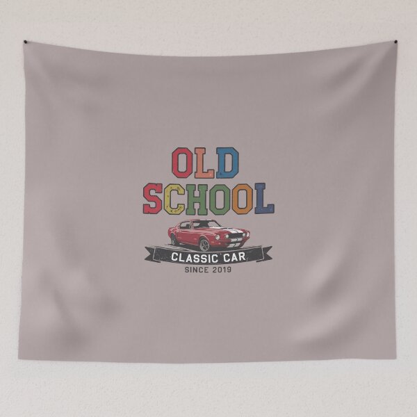 Item preview, Vintage Classic Car Old School Mustang designed and sold by PrintCarClub.
