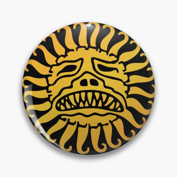 Item preview, Retro Kini/Slammer Design - Aztec Sun God (Gold) designed and sold by AjayRetro.