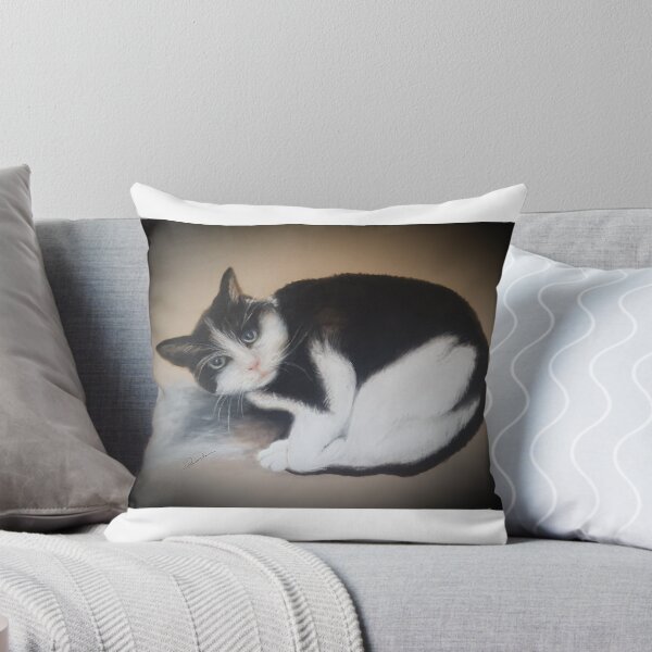 Item preview, Black and white cat designed and sold by Kirkhill59.