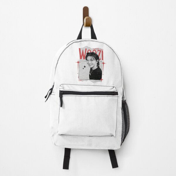 Item preview, Seventeen Black and Red Woozi Group Members Y2K Preppy Collage Design designed and sold by HELL0WBELLO.