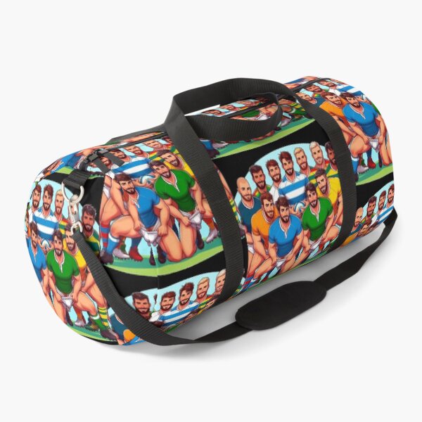 Item preview, Playing With Odd Shaped Balls Rugby Fun Daddies - LGBTQ Gay Pride Berber Brushstrokes Graphic Design designed and sold by ItsAKinkThing.