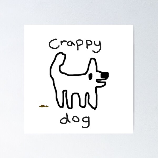 Item preview, Cute Crappy Dog - the poop version designed and sold by TheRubberOnion.
