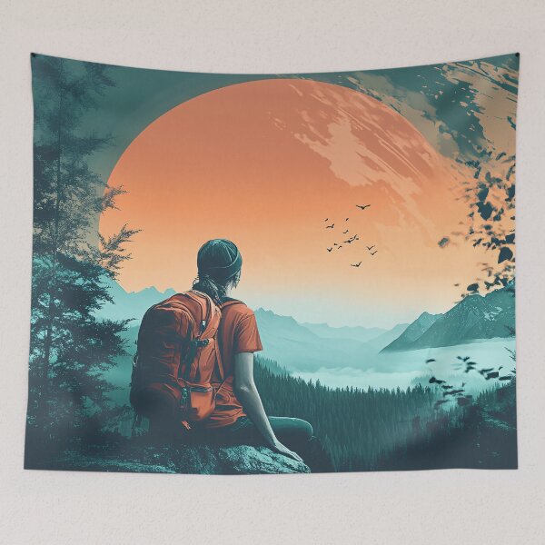 Item preview, Serene Mountain View designed and sold by NomadicDreamer.
