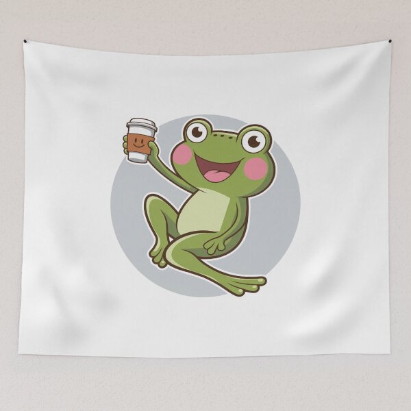 Item preview, Coffee Lover Frog designed and sold by ATOTI.