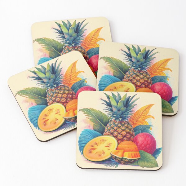 Item preview, Tropical Fruit Paradise – Vibrant Nature Art designed and sold by RaiyaTees.