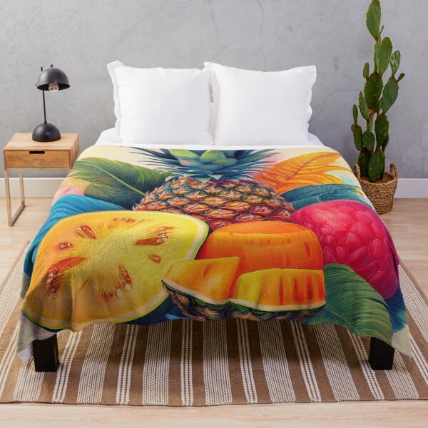 Item preview, Tropical Fruit Paradise – Vibrant Nature Art designed and sold by RaiyaTees.