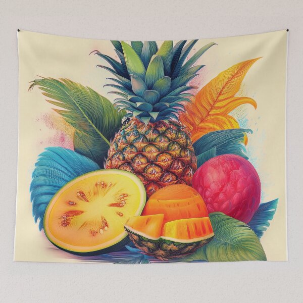 Item preview, Tropical Fruit Paradise – Vibrant Nature Art designed and sold by RaiyaTees.