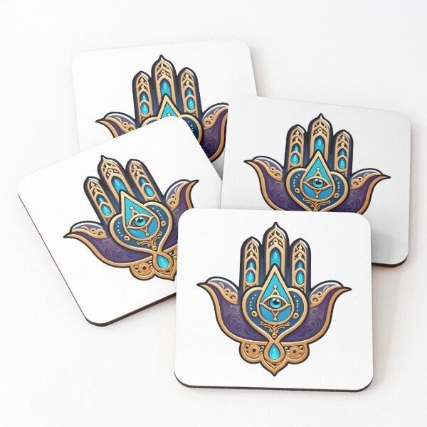 Item preview, Eye of Protection - The Ornate Hamsa designed and sold by Delemore Art.