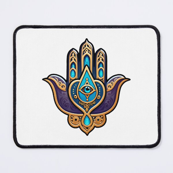Item preview, Eye of Protection - The Ornate Hamsa designed and sold by Delemore Art.