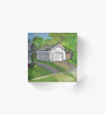 neighbor's garage Acrylic Block