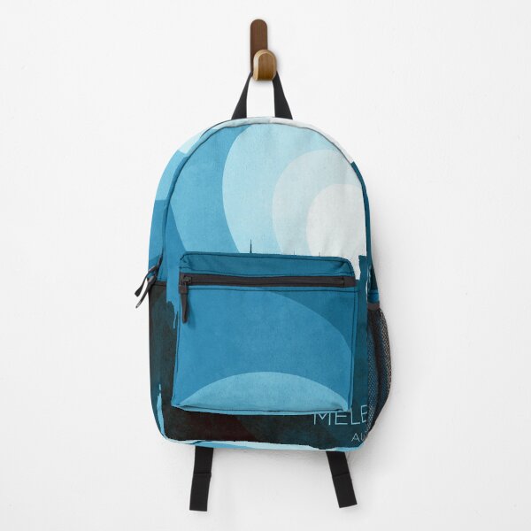 Item preview, Melbourne Australia Skyline Hearts Blue designed and sold by ArtPrints.