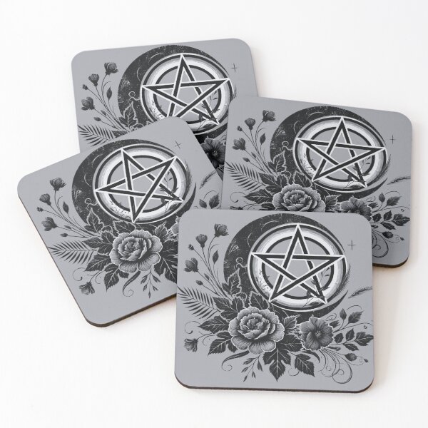 Item preview, Luna creciente wiccana designed and sold by ToxxicApple.