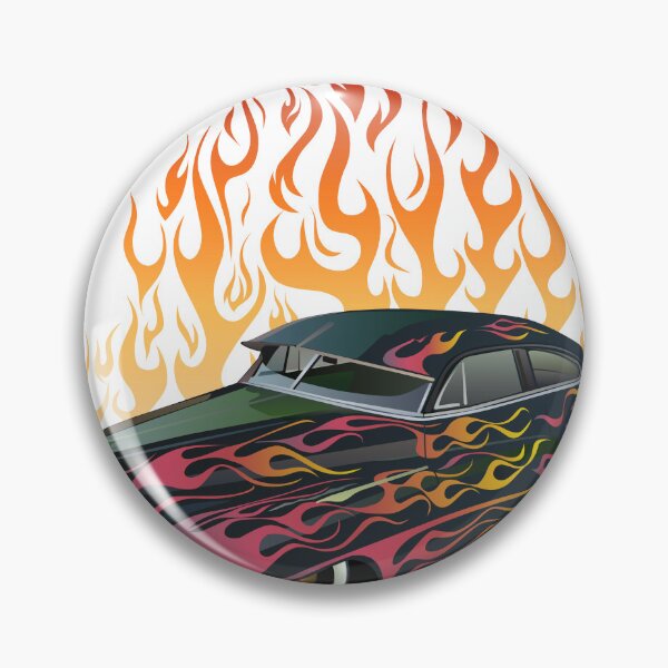 Item preview, flame vintage car muscle car hot rod fire logo designed and sold by Achille3777.
