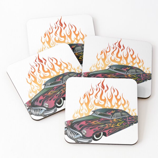 Item preview, flame vintage car muscle car hot rod fire logo designed and sold by Achille3777.