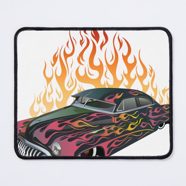 Item preview, flame vintage car muscle car hot rod fire logo designed and sold by Achille3777.