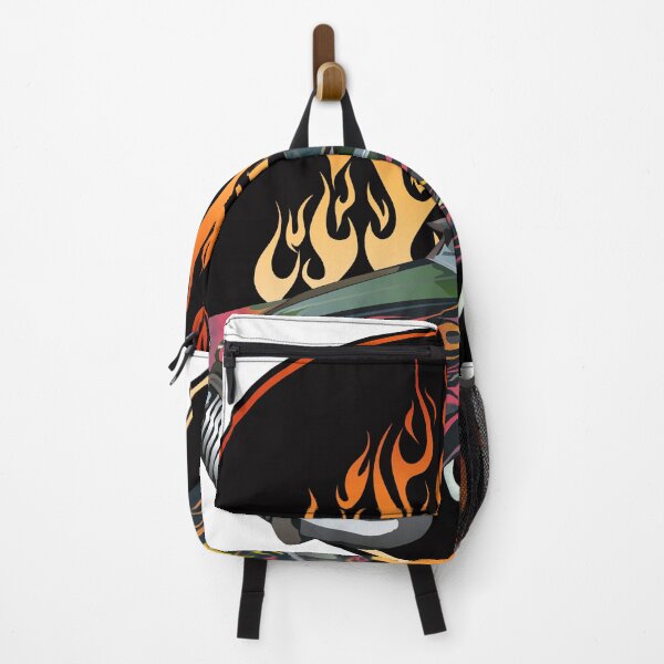 Item preview, flame car vintage muscle car hot rod fire logo road designed and sold by Achille3777.