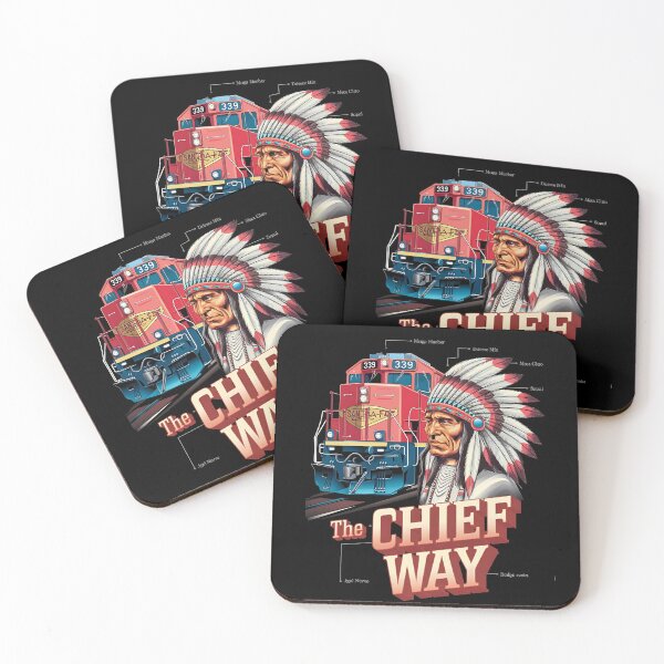 Item preview, The chief way - Riding the rails - Union Pacific railroad - Polar express - Riding the train - American train designed and sold by JansenGS.