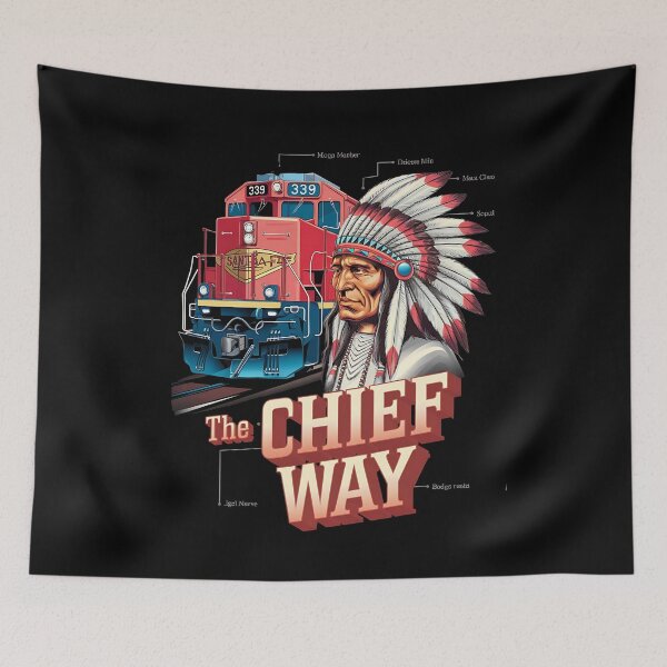Item preview, The chief way - Riding the rails - Union Pacific railroad - Polar express - Riding the train - American train designed and sold by JansenGS.
