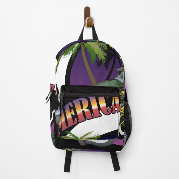 Item preview, hot rod american dream muscle car flame palm tree designed and sold by Achille3777.