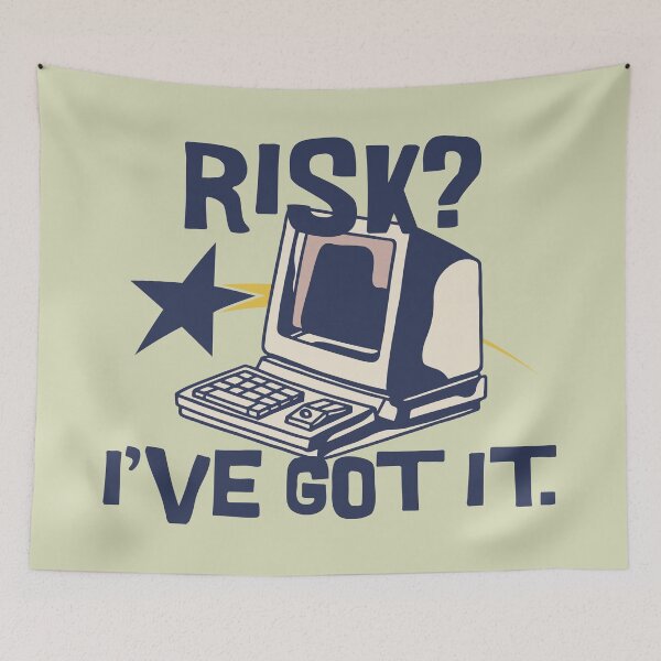 Item preview, Risk? I've Got It. Actuary Humor designed and sold by DomTeesHaven.