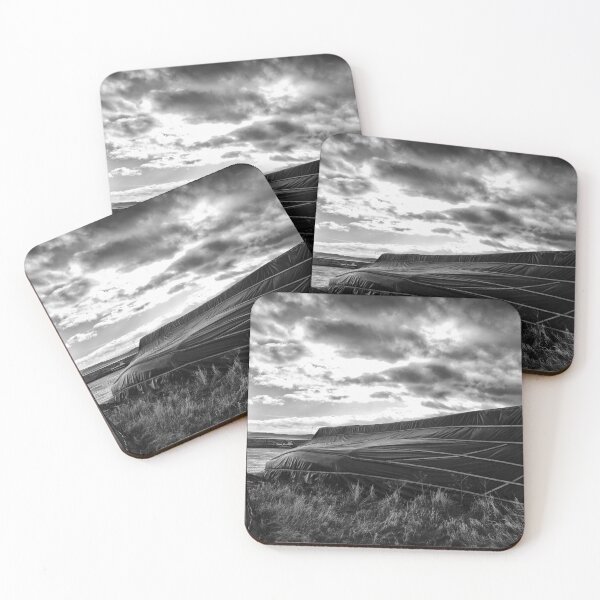 Item preview, Dark sky over old boat sheds on Lindisfarne, Northumberland designed and sold by Richard Flint.